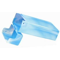 Fujima Blue Marble Design 100s Size Flip Open Plastic Cigarette Case