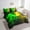 Green Yellow, variant on Erosebridal Neon Lightning Bed in a Bag Twin size, Yellow Orange Geometry Bed Set, Lightning Decor, Reversible