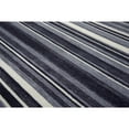 thumbnail image 2 of Alora Decor Bermuda 7'6"x9'6" Stripe Gray/Charcoal/Ivory Hand-Tufted Area Rug, 2 of 3