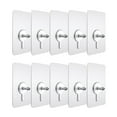 thumbnail image 4 of IFANLANDOR 10Pcs Transparent Acrylic Square Screw Stickers No Damage Wall Picture Hangers for Home Decoration, 4 of 8
