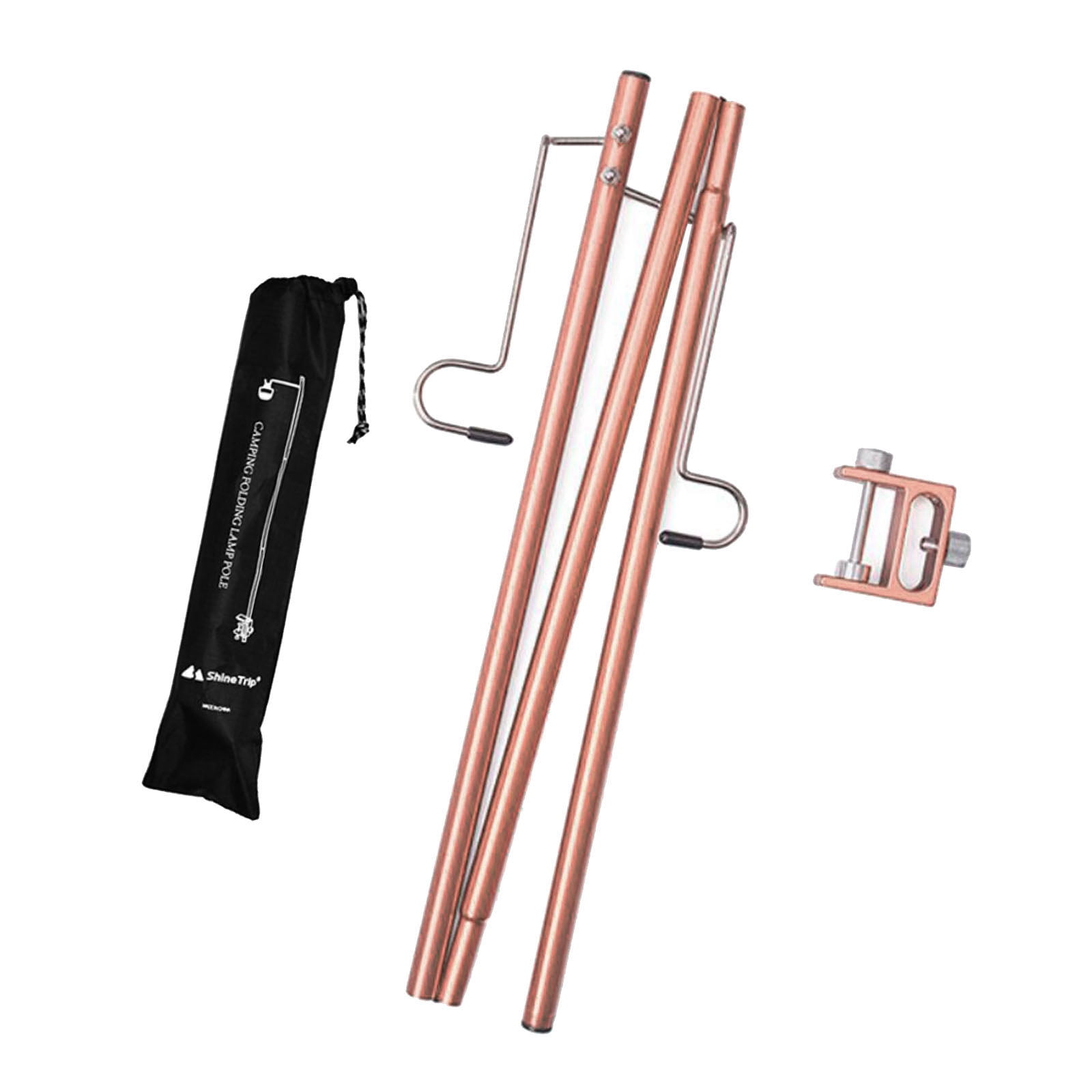 Folding Lamp Pole for Camping Table Lantern Stand Portable Lightweight