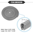 thumbnail image 6 of Unique Bargains Car Door Edge Guard 32.8ft U Shape Rubber Edge Trim Seal Strip Protector Universal Iron Gray, 6 of 6
