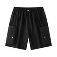 thumbnail image 2 of WAVSUF Mens Cargo Short Joggers Men's Cargo Shorts Ventilation Casual Loose Gym Pants Black Size XL, 2 of 3