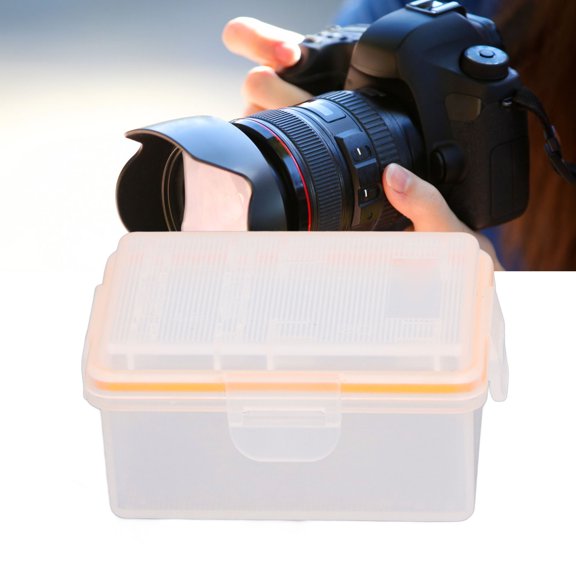 CAMETE DE ALMACENAMIENTO DE BATERIA DE CÁMARA, ANILLO DE SELDADO DE SILICONA Protector Múltiples Ranuras de Almacenamiento de Batería de la Cámara para Para NP FZ100