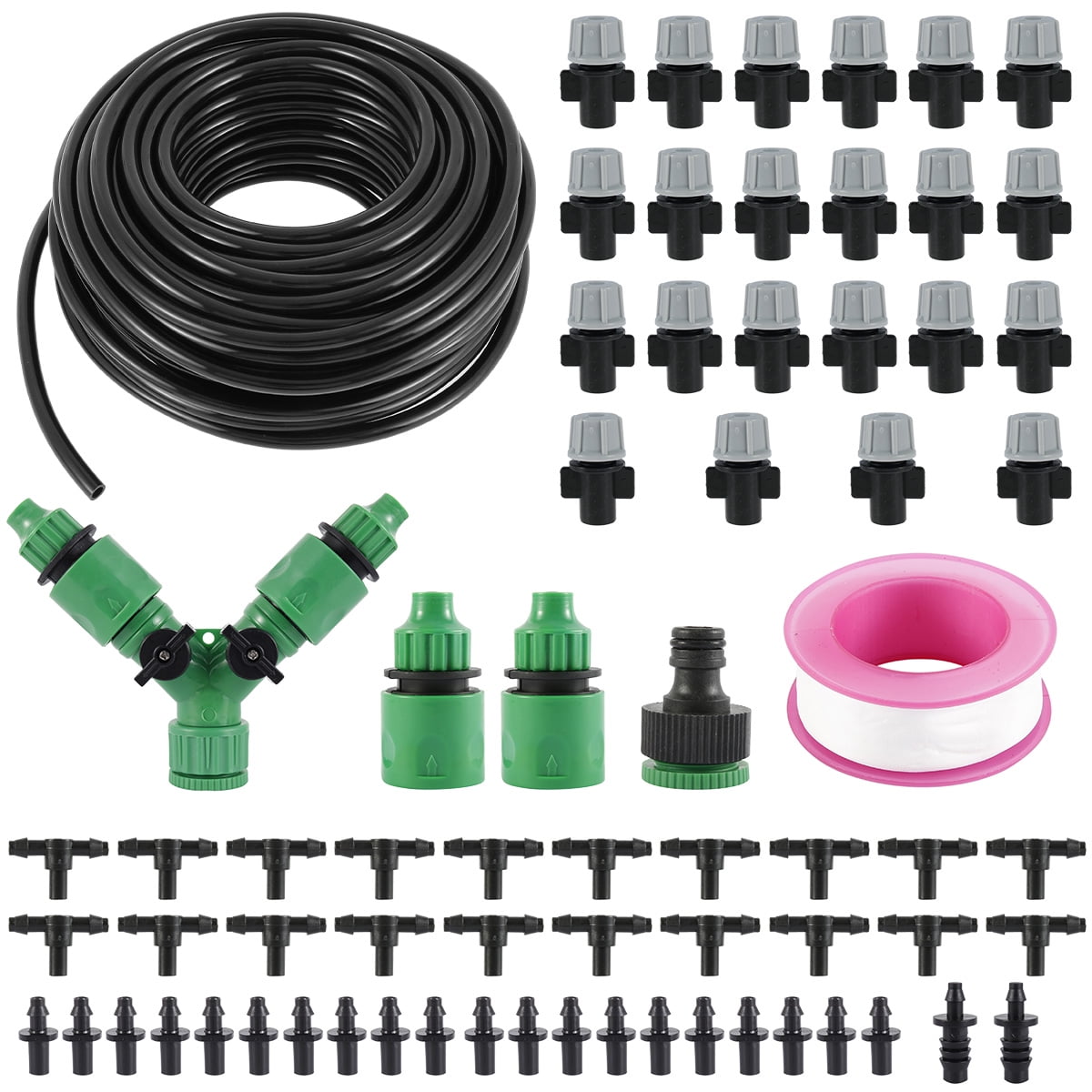 Eummy Drip Irrigation System Kits Adjustable Plant Watering System with