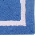 thumbnail image 4 of Better Trends - Alfombrillas De Baño 100% Algodón, Colección De Hoteles, Color Azul Y Blanco, Alfombrilla Reversible Absorbente, Lavable A Máquina, De Secado Rápido, Ideal Para Baño, Ducha, Dormitorio, 4 of 5