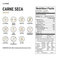 Carne Seca Machaca Chew Shredded Healthy, Sugar , Zero Carb, Gluten