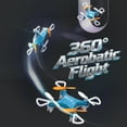 thumbnail image 3 of Mini Drone Beginner-Friendly Stunt Flyer, Remote Little Aerobatic 4-Axis Drone with LED Light, Rechargeable 360° Rotating Stunt Control Flying, Surprise Gift for Boys and Girls, 3 of 7