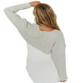 thumbnail image 4 of Women Ultra-short Knitted Sweater Coat, 4 of 5