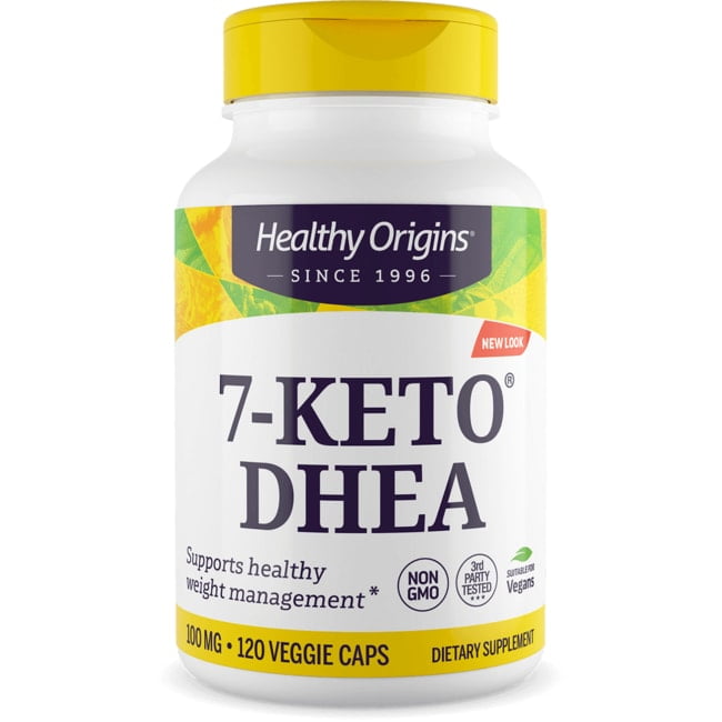 Healthy Origins 7-Keto Dhea 100 mg 120 Veg Caps