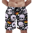 thumbnail image 5 of Undertale Sans Mens Board Shorts Quick Dry Swim Trunk Lightweight Soft Swimsuit Bathing Suit for Boys XL, 5 of 8