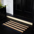 thumbnail image 2 of Erin Gates by Momeni Park Stripe Black Hand Woven Natural Coir Doormat 1'6" X 2'6", 2 of 4