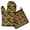 Black Sunflower, variant on Black Sunflower Kitchen Oven Mitt and Pot Holder Sets 2 Pcs for Baking, Cooking and Grilling, Heat Resistant Up To 392 °F