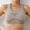 Khaki, variant on Women's Solid Color Sports Bra With Chest Pads Khaki One Size