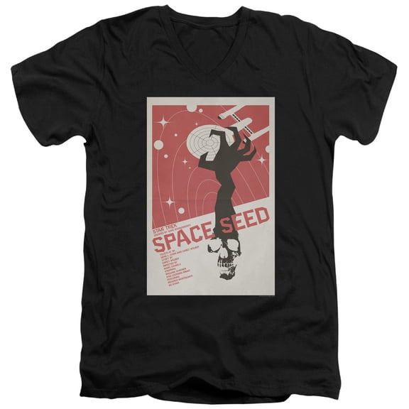 Star Trek - Tos Episode 22 - Slim Fit V Neck Shirt - Large