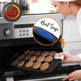 thumbnail image 5 of NutriChef 15-Piece Baking Pan Set Flexible Nonstick Gray Coating Carbon Steel Bakeware Blue Handles, 5 of 8
