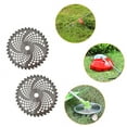 thumbnail image 3 of 9" 36T Carbide Tip Brush Cutter Trimmer Weed Eater Blade (2 Pack), 3 of 7