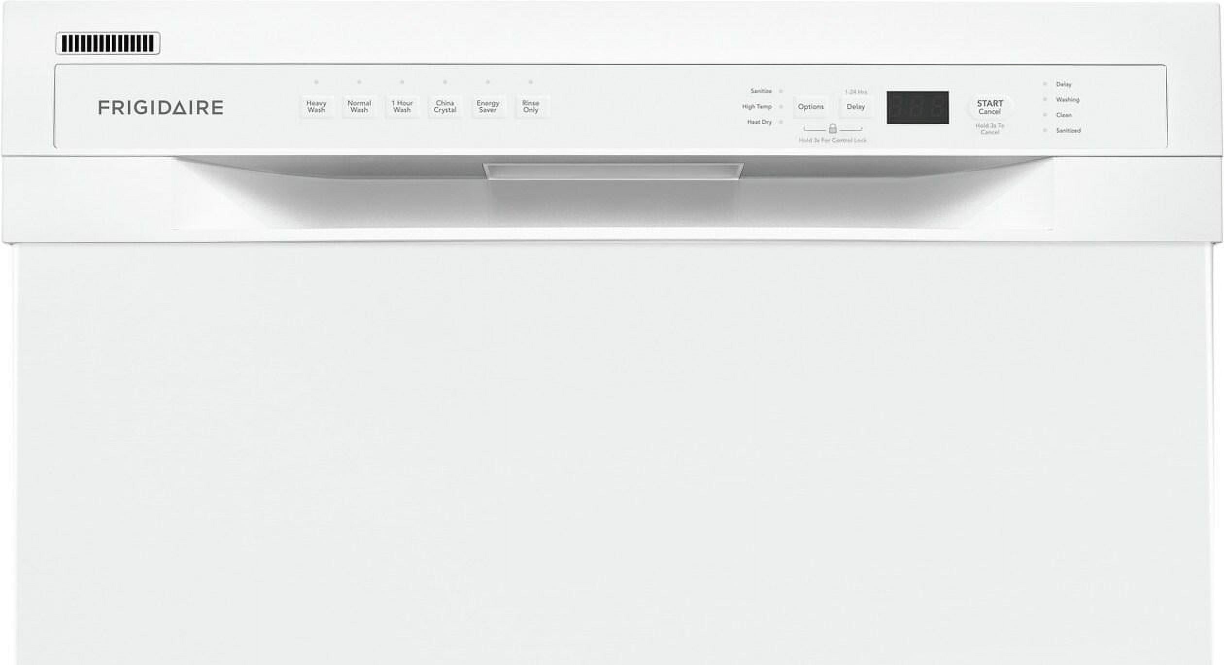 Frigidaire FFBD2420UW 52 dBA White Built-In Dishwasher