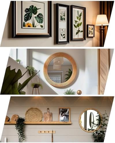 40Pcs Drywall Picture Hanger Claw: Holds Up to 40Lbs Easy Tool-Free Nail-Free Wall Hooks for Hanging Picture Mirror Photo Poster Kit - No Damage Heavy Duty Wall Hanger for Room Office Decor