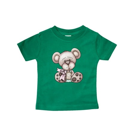 

Inktastic Teddy Bear with Cookie Gift Baby Boy T-Shirt