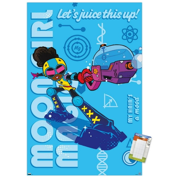 Marvel's Moon Girl & Devil Dinosaur - More Juice Wall Poster, 22.375" x 34"