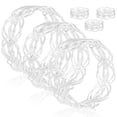 thumbnail image 2 of 6 Pcs Napkin Rings Metal Napkin Buckles Napkin Holders for Wedding Parties Festivals Dinner Dining Table, 2 of 8