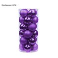 thumbnail image 2 of 24 piezas de adornos de bolas de Navidad irrompibles de 6 cm para decoración de fiesta de cumpleaños de boda de árbol de Navidad, 2 of 5