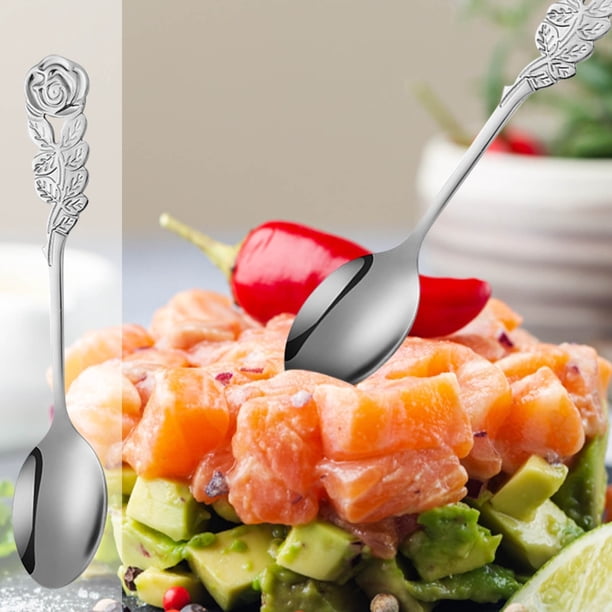 Suministros de cocina, cucharas, cuchara de acero inoxidable navideña, tenedor, cuchara para revolver café, tenedores de postre, regalos de Navidad, accesorios de cocina, vajilla, decoración, cuchara,