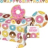 Creative Converting Multicolor Donut Time Birthday Party Kit, 27 Count