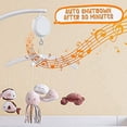 thumbnail image 3 of Crib Mobile Motor Baby Music Box Spinner With 3 Modes Volume Adjustable 12 Lullabies Auto-off After, 3 of 5