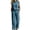 Navy, variant on Womens Plus Size Pajama Sets Linen 2 Piece Casual Set Women Sleeveless Round Neck Tunic Button High Waist Pants, Loose Fitting Daily Travel Outfits Black XXL