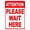 Warning Sign 2, variant on Pets On Premises Please Notify Owner Sign - 8"x12" Aluminum Metal Sign, Outdoor Indoor Property Alert Signage
