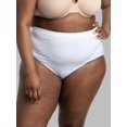 thumbnail image 3 of Fruit of the Loom Women's Eversoft Cotton Brief Underwear, Tag Free & Breathable, Available in Plus Size, Brief-Cotton-10 Pack-White, 14, 3 of 6