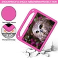 thumbnail image 4 of Dteck Case for Samsung Galaxy Tab A8 10.5 Inch 2022 (SM-X200/SM-X205/SM-X207), Slim Lightweigh EVA Foam Kids-Friendly Cover with Hand-Grip & Kickstand, Rose, 4 of 6