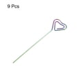 thumbnail image 3 of Uxcell Metal Cocktail Toothpicks Heart Shape Drink Picks Cocktail Skewers 9Pack (Colorful), 3 of 8