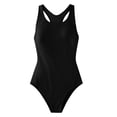 thumbnail image 4 of Rhuody Girls Swimsuit 13-14 Years Sleeveless One Piece Swimwear With Removable Soft Cup Pads Supportive And Teen Youth Fashionable Bathing Suit Black, 4 of 4