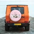 thumbnail image 6 of Yiaed Cute Cats Print Tire Wheel Cover, Waterproof Spare Tire Cover Fit for Jeep, Truck,Trailer, RV, SUV, Camper and Most Vehicle-14 inch, 6 of 6