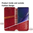 thumbnail image 4 of Allytech Flip Wallet Case for Samsung Galaxy S24 Ultra, Premium PU Leather Luxury Case with Kickstand & Card Slots, Magnetic Closure Inner Soft TPU Shockproof Protective Case for Women Men - Red, 4 of 8