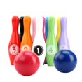 thumbnail image 4 of Wooden Colorful Number Bowling Ball Pin Set Sport Games Educational Kids Toy, 4 of 7
