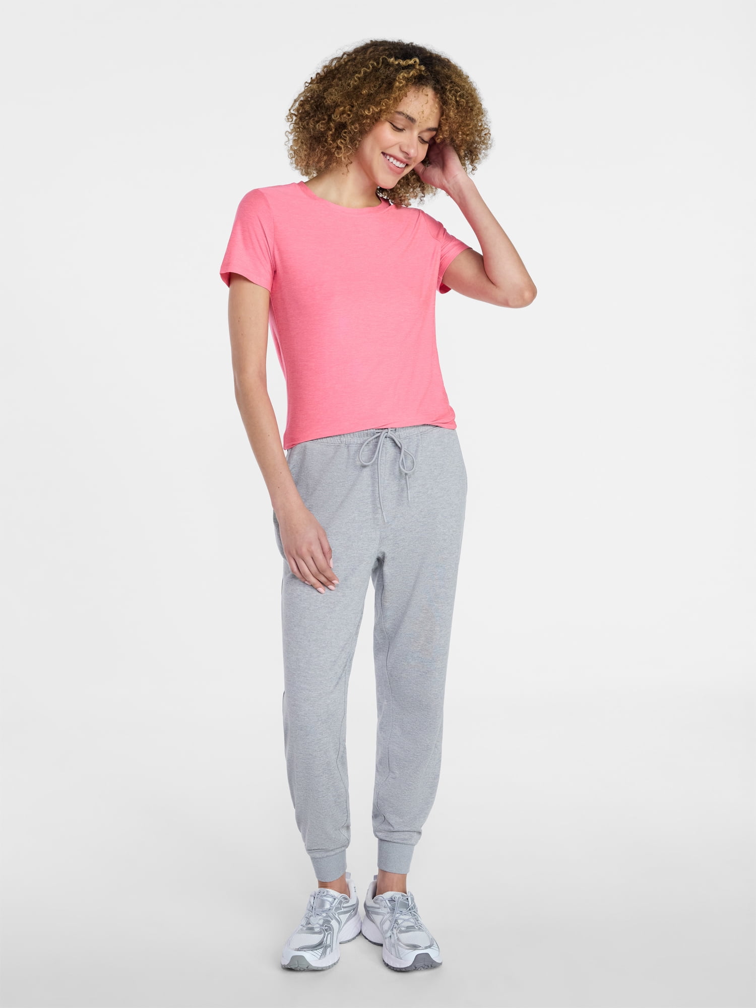 Athletic Works Women's and Women's Plus Performance ButterCore Tee, Sizes XS-4X