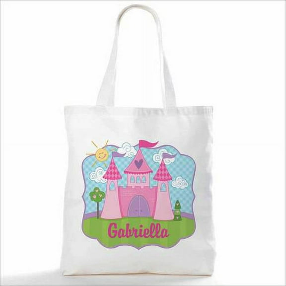 Personalized Princess Castle Tote Bag