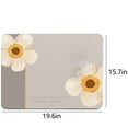 thumbnail image 3 of Stone Drying Mat For Kitchen Counter Absorbent Heat Diatomaceous Sink Tray Mat For Bottles Cups Pet Bowl 20x16 Inch, 3 of 7