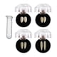 thumbnail image 1 of 4 Pares De Colmillos, Colmillos Para Dentaduras Postizas, Accesorio Para Disfraz De Halloween, 1 of 9
