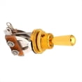 thumbnail image 5 of Interruptor de Palanca de 3 Vías para Guitarra Eléctrica, Compatible con Amplificadores de Guitarra con Cabezal Vibratorio Abierto, Dorado., 5 of 5