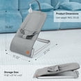 thumbnail image 6 of Baby Bouncer Seat for Infants, BabyBond Baby Bouncer with Sturdy Base, Portable Bouncer for Babies with Natural Vibrations (Grey), 6 of 8