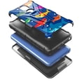 thumbnail image 3 of DALUX V Hybrid Kickstand Holster Phone Case Compatible with Cricket Icon 3 / Splendor / AT&T Motivate 2 (2021) - Cute Shark, 3 of 3