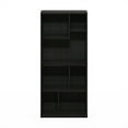 thumbnail image 3 of Furinno Daly 7-Cube Irregular Cubes Bookcase, Bookshelf, Storage Organizer, Espresso, 3 of 6