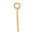 thumbnail image 2 of Auriga 14K Yellow Gold Large Brushed Diamond-cut Number 6 Charm for Women (L-20.38 mm, W-11.81 mm), 2 of 6