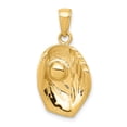 thumbnail image 1 of 14K Yellow Gold Baseball Glove and Ball Pendan, 1 of 2