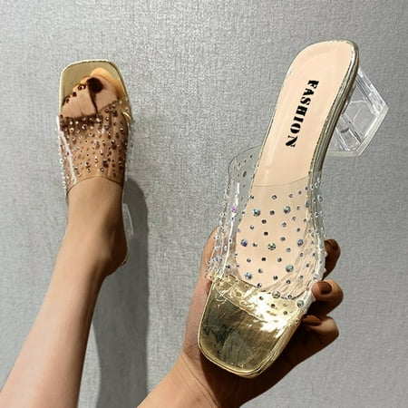 

slippers high fashion thick soled shoes sandals heels casual women s breathable women s slipper